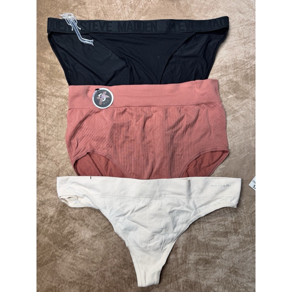 Lot of 3 Misc. Women's XL Assorted Panties Tahari, Steve Madden NEW